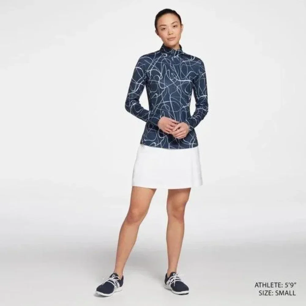 Slazenger Women's UV 1/4 Zip Long Sleeve Golf Shirt - Picture 2 of 7